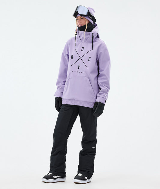 Snowboard Jacket For Women 2X-Up Faded Violet