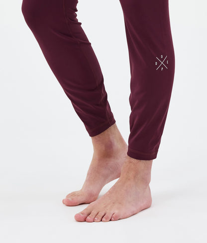 Base Layer Pant For Men 2X-Up Burgundy