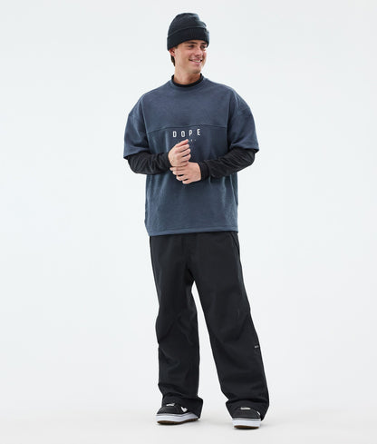 Fleece Sweater For Men Metal Blue