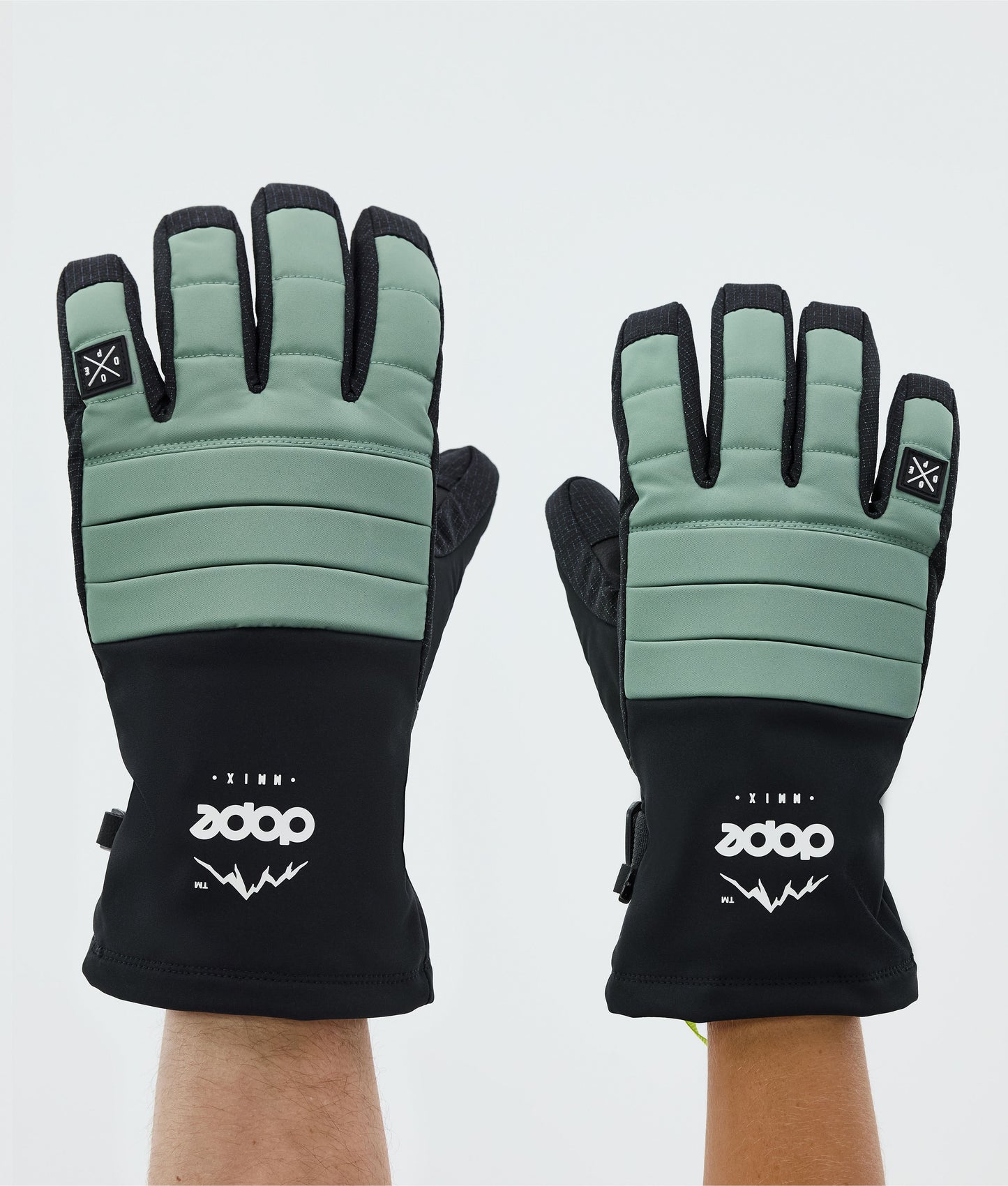 Ski Gloves Faded Green
