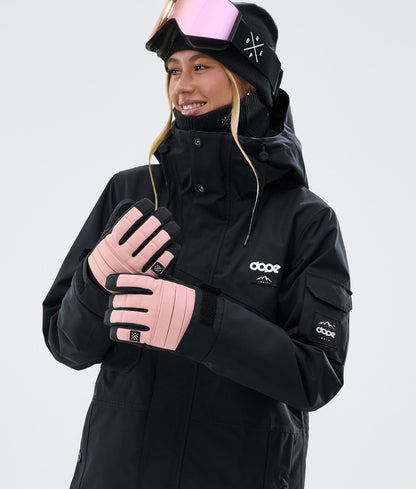 Ski Gloves Soft Pink
