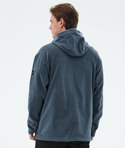 Fleece Hoodie For Men Metal Blue