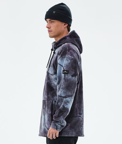 Fleece Hoodie For Men Jungle Purple