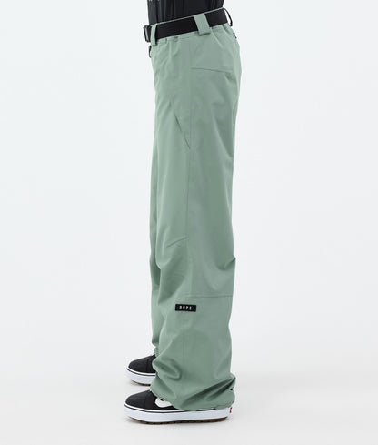 Snowboard Pants For Women Faded Green