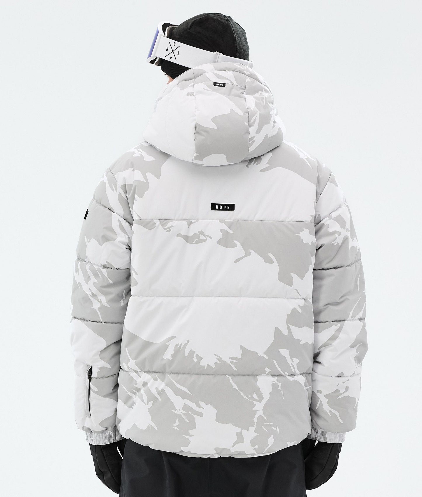 Snowboard Jacket For Men Grey Camo