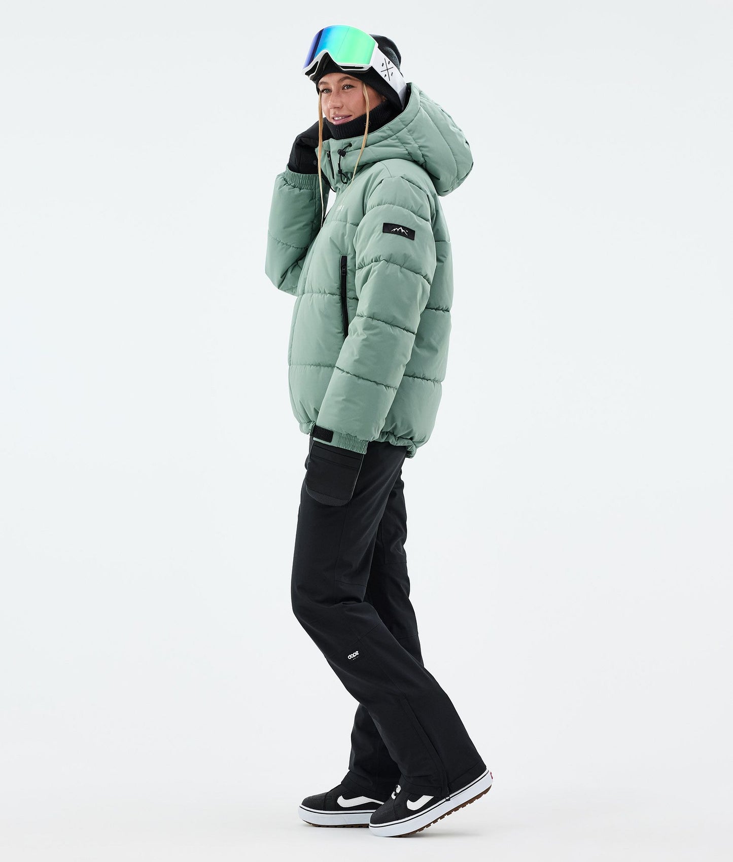 Snowboard Jacket For Women Faded Green