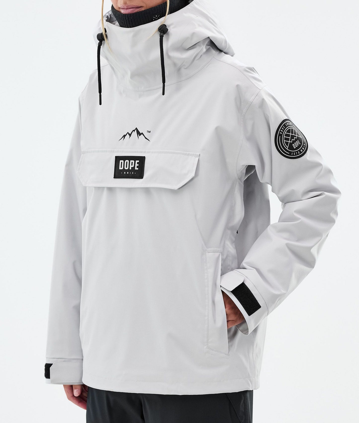 Snowboard Jacket For Women Light Grey