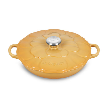 Signature Cast Iron 2.25-quart Honey Petal Braiser