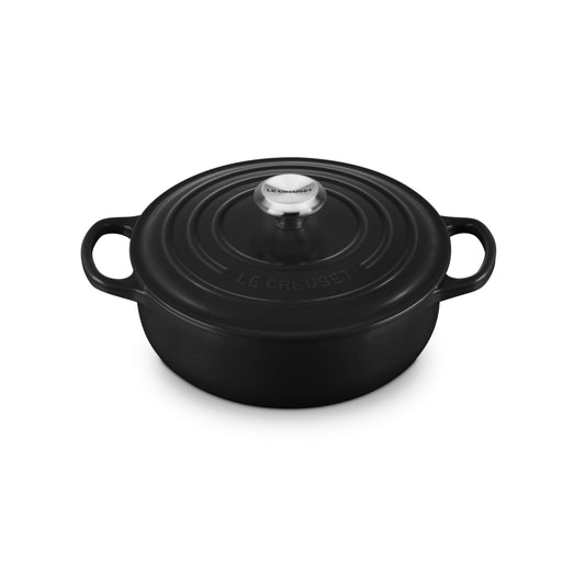 Signature Cast Iron 3.5-quart Licorice Sauteuse Dutch Oven