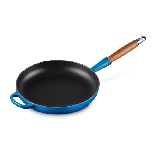 Cast Iron 10.25-inch Marseille Fry Pan with Wood Handle