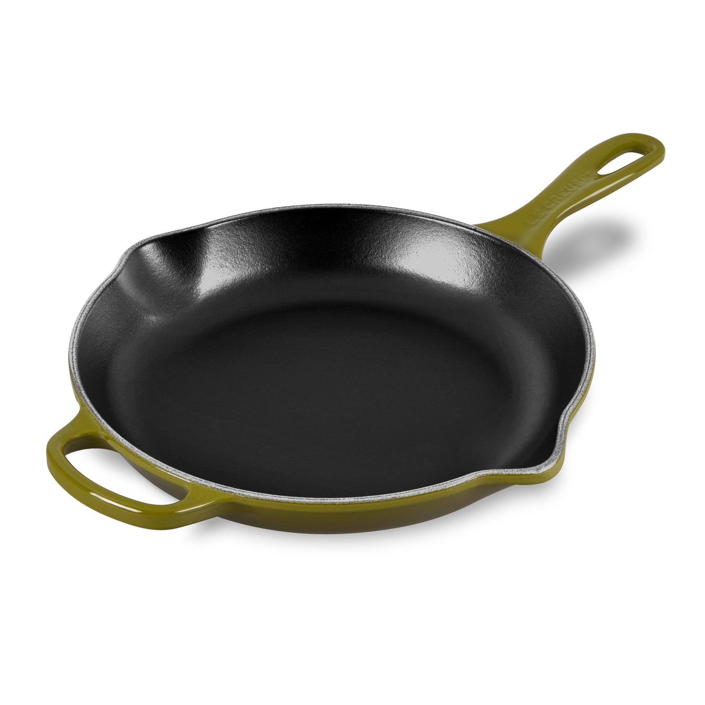 Signature Cast Iron 10.25-inch Olive Skillet