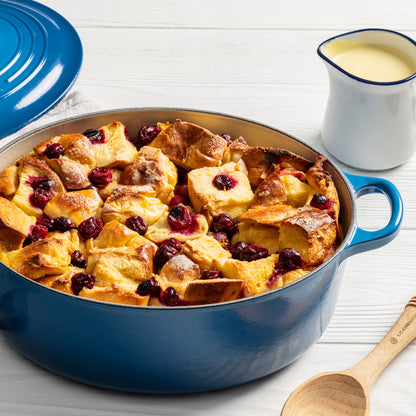 Signature Cast Iron 6.75-quart Marseille Round Wide Dutch Oven with Copper Knob