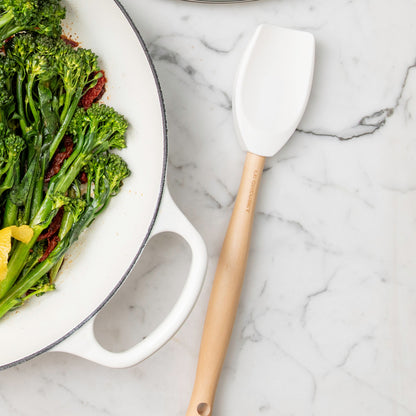 5 Piece White Silicone Utensil Set