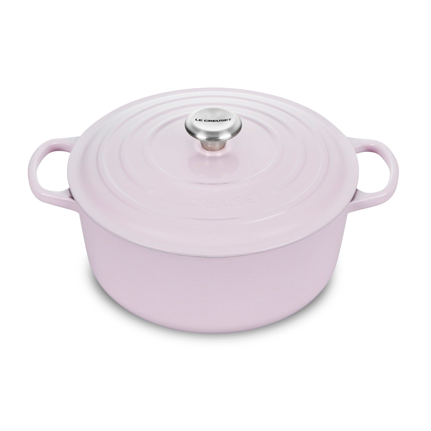 Signature Cast Iron 7.25-quart Shallot Round Dutch Oven