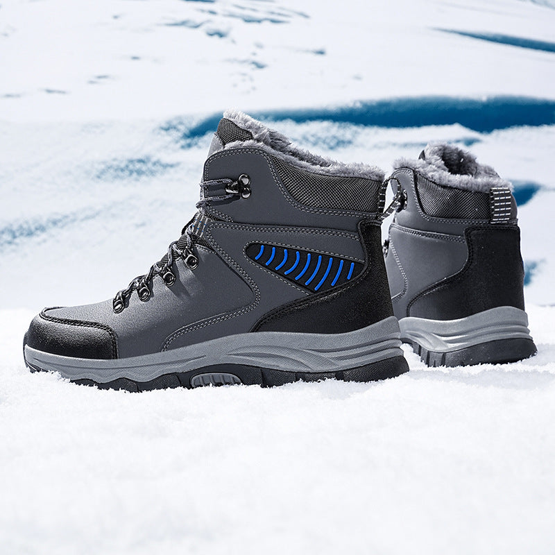 (Limited Time Event 49% OFF) Men’s Winter Waterproof and Cold Warm Snow Boots Orthopedic Arch Support Wide Toe Work Boots